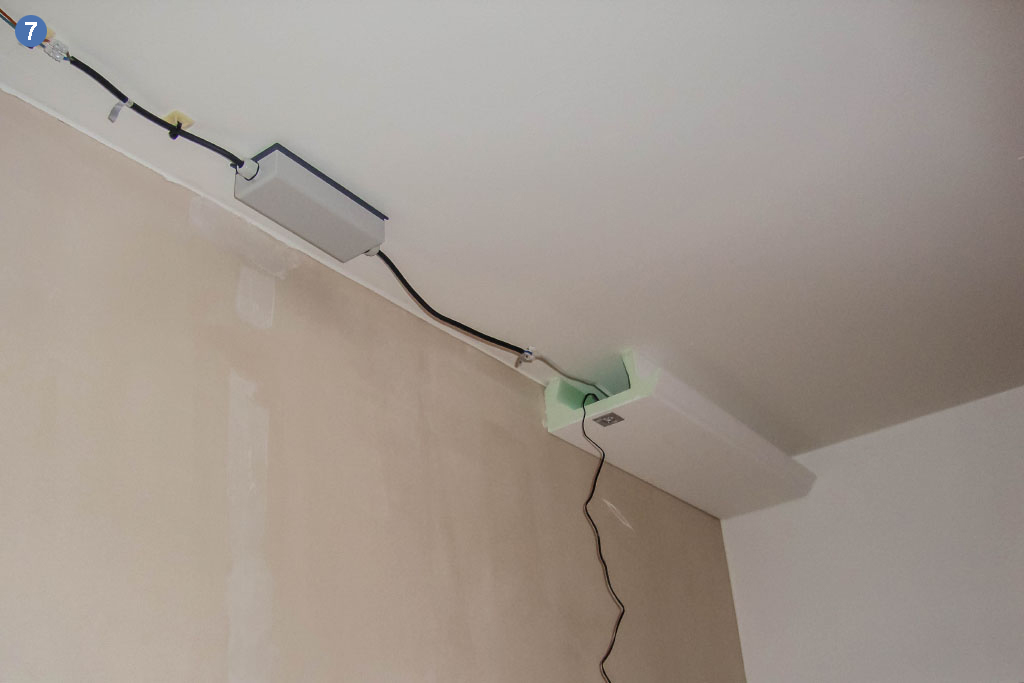 Indirekte Wand- und Deckenbeleuchtung vorher und nachher | BENDU