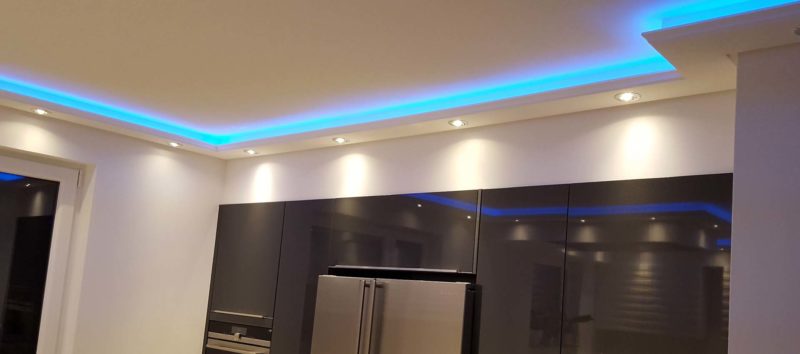 Indirekte Beleuchtung u. Fassadenprofile selber bauen anbringen